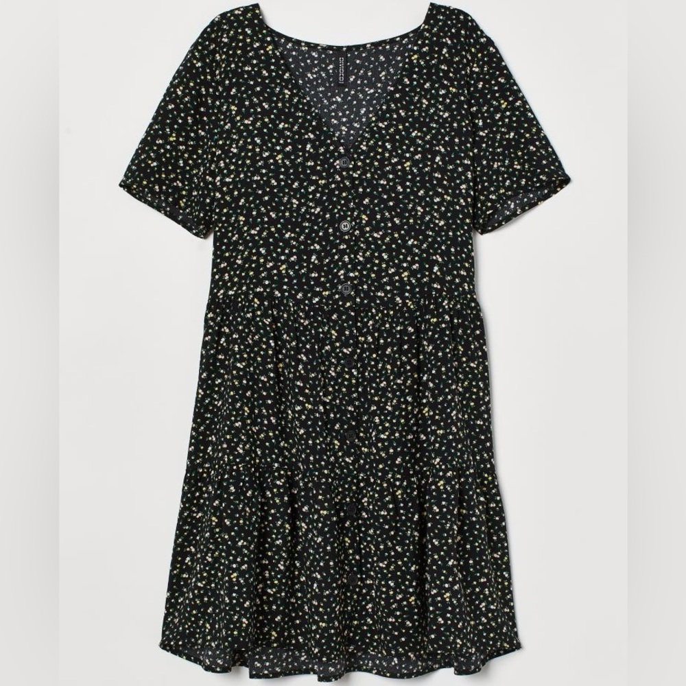 V-neck Floral dress